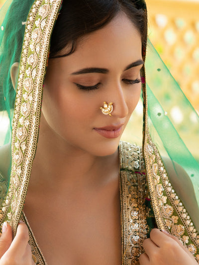 Indian Jewelry Nose Ring Nath, Hoops Gold Plated Sabyasachi Adaa Jewels  Pakistani Designer Bridal Jewelry Handmade Personalised Big Nathni - Etsy  UK | Indian nose ring, Designer bridal jewelry, Nose ring